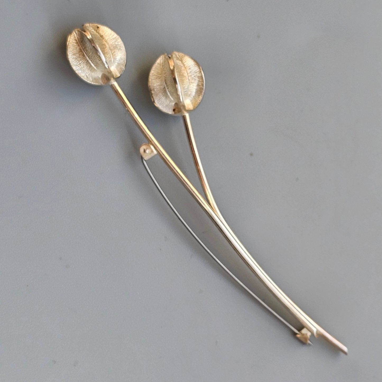 Modern Finnish Sterling Silver Snowflower Lumikukka Brooch by Kalevala Koru
