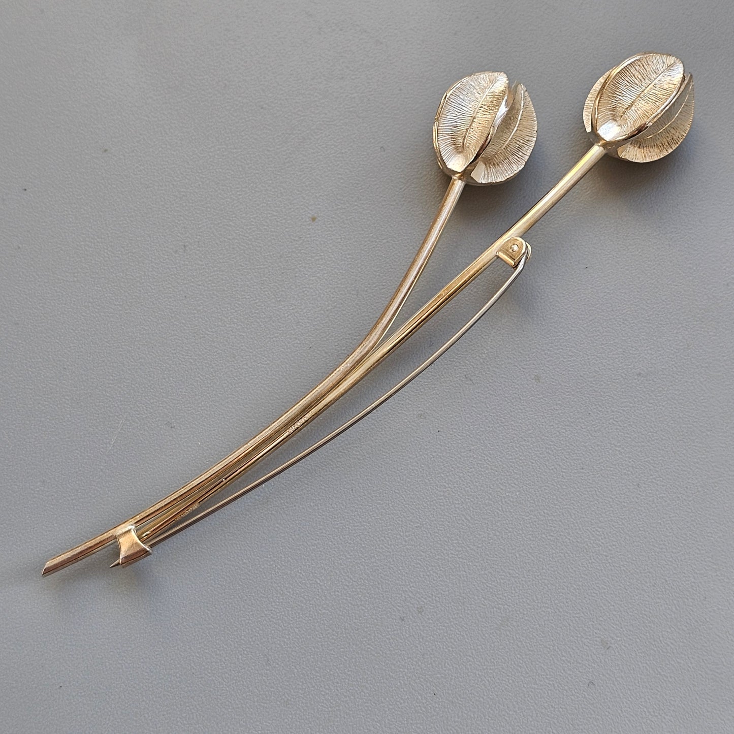 Modern Finnish Sterling Silver Snowflower Lumikukka Brooch by Kalevala Koru