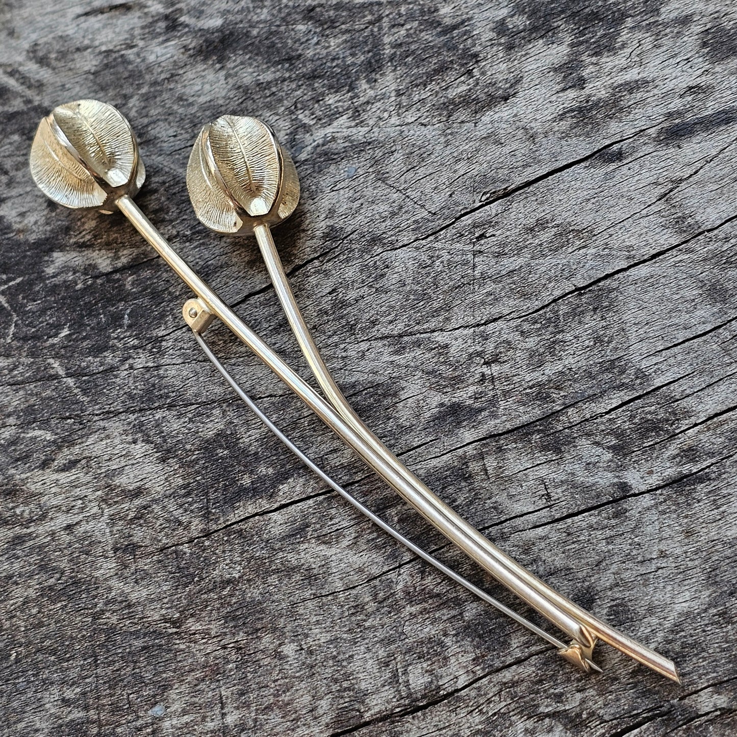 Modern Finnish Sterling Silver Snowflower Lumikukka Brooch by Kalevala Koru
