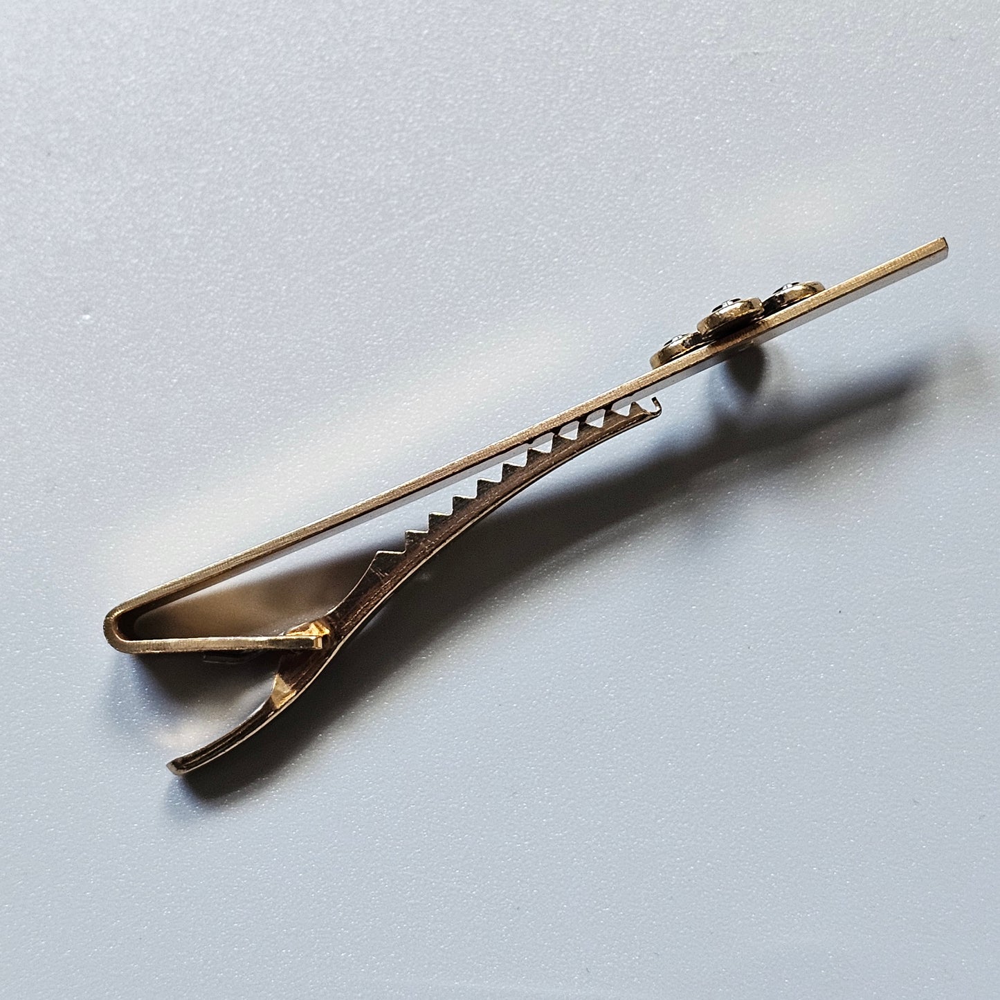 Vintage Kalevala Koru Bronze Saint Hannes Cross Tie Clip