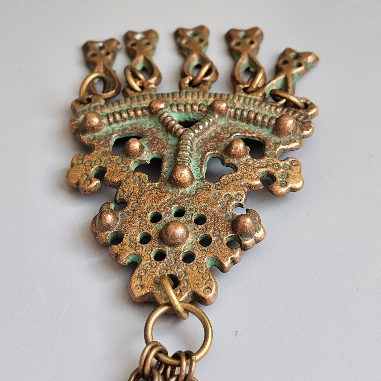 Kalevala Koru’s Viking Style Bronze Karkun Necklace - Medieval Design from Finland