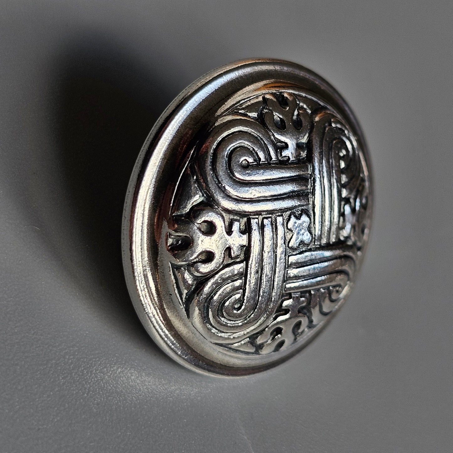 Kalevala Koru Sterling Silver Saint Hannes Cross Bolo Tie Slide