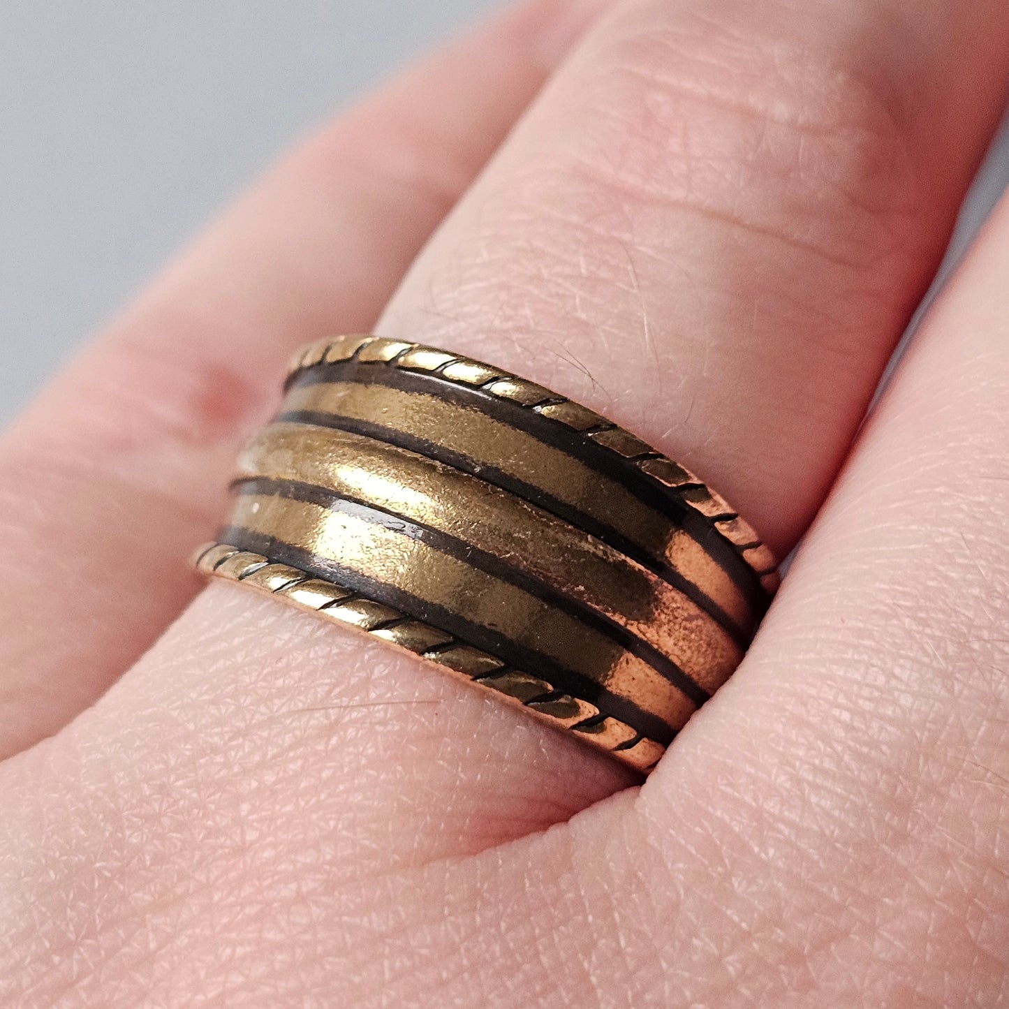 Kalevala Koru Bronze Ring of Karjaa Middle Ages Style