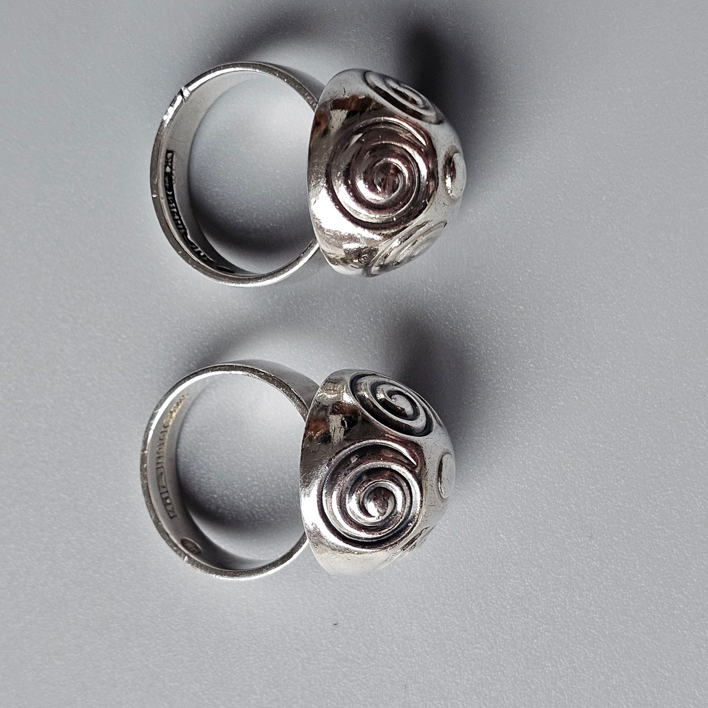 Kalevala Koru Halikko 12th Century Style Silver Spiral Ring 1965 1966