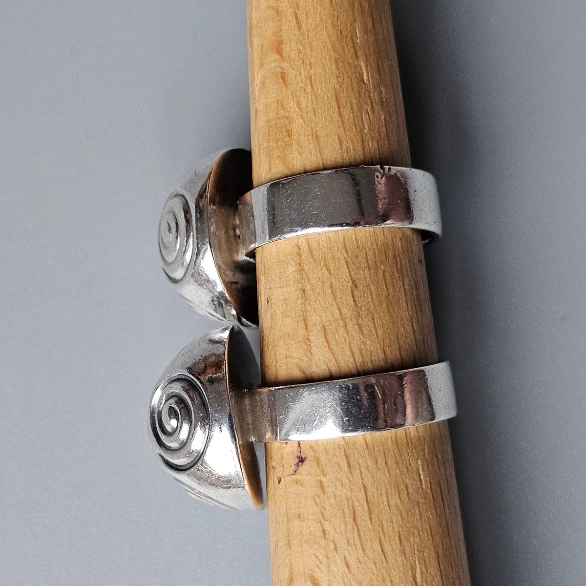 Kalevala Koru Halikko 12th Century Style Silver Spiral Ring 1965 1966