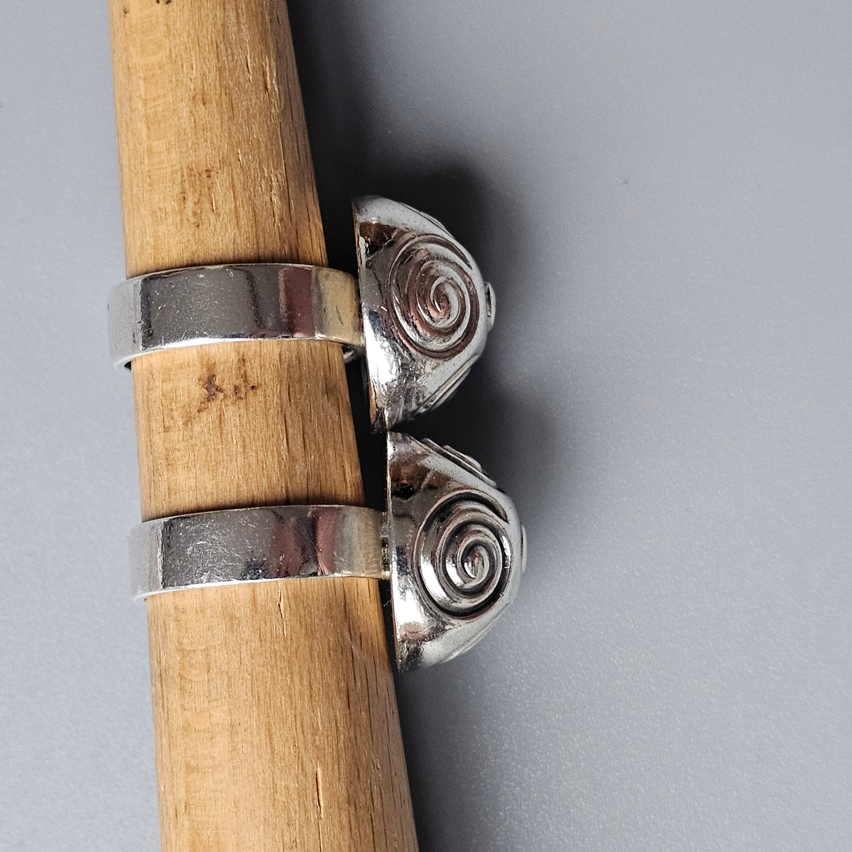 Kalevala Koru Halikko 12th Century Style Silver Spiral Ring 1965 1966