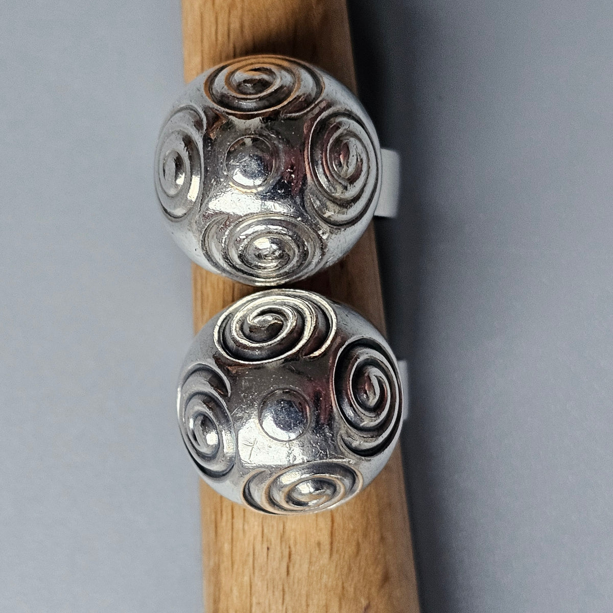 Kalevala Koru Halikko 12th Century Style Silver Spiral Ring 1965 1966