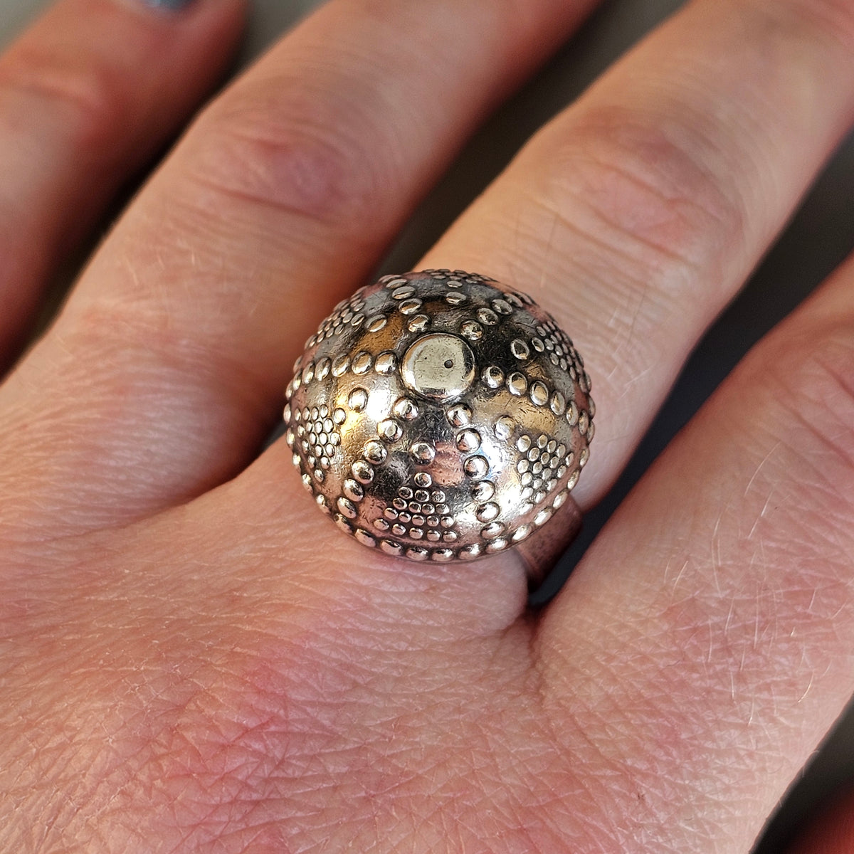 Kalevala Koru Halikko 12th Century Style Silver 'Filigree' Ring