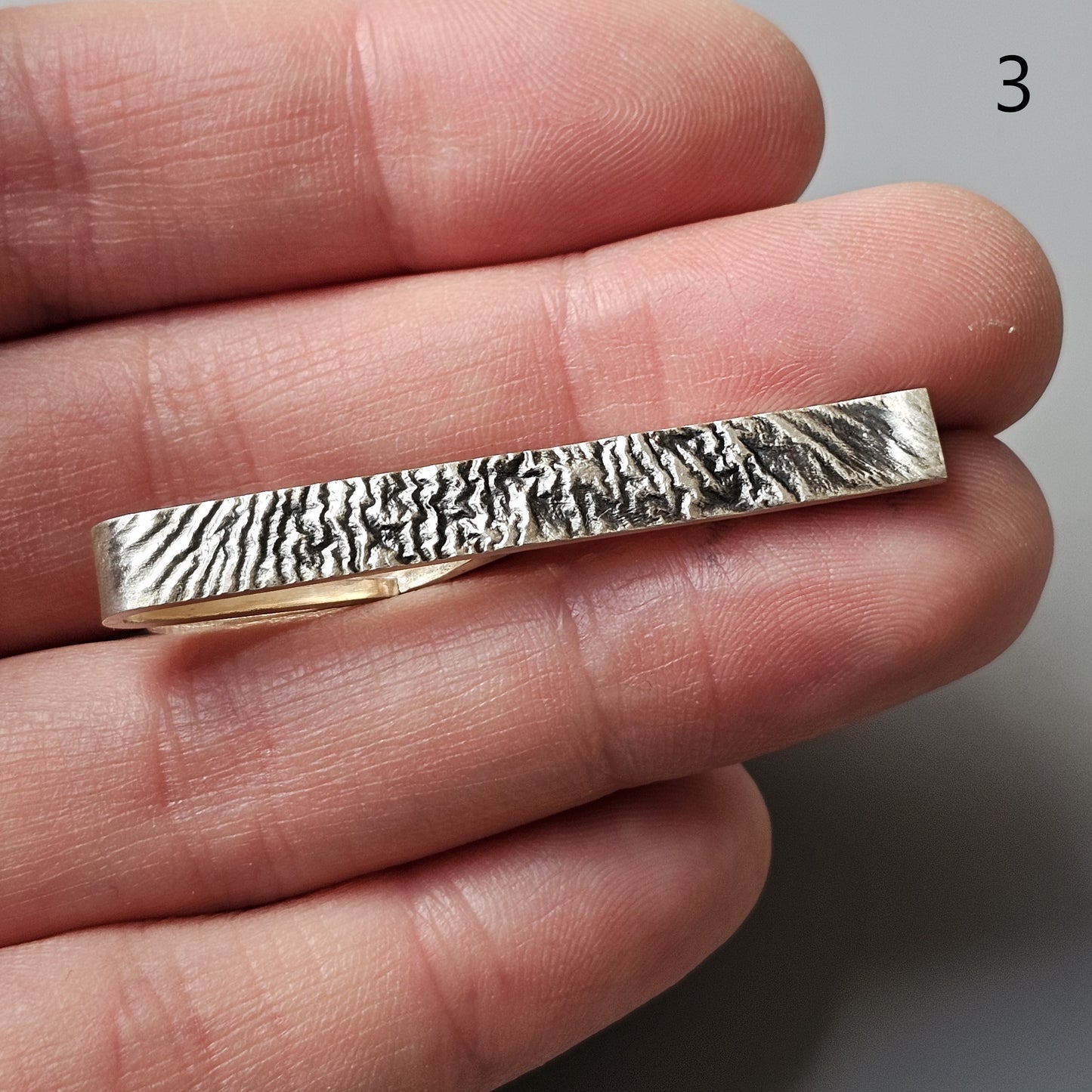 1960s Vintage Finnish Modernist Silver Tie Clips