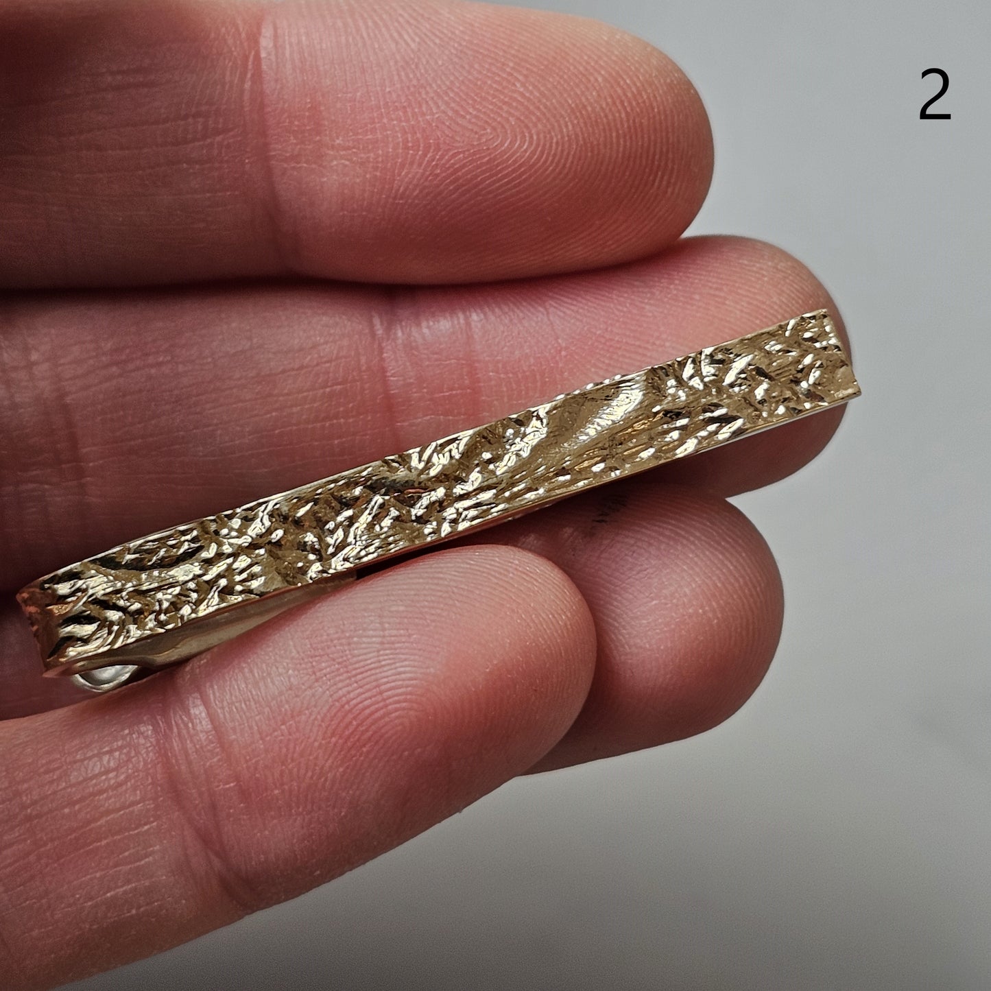 1960s Vintage Finnish Modernist Silver Tie Clips