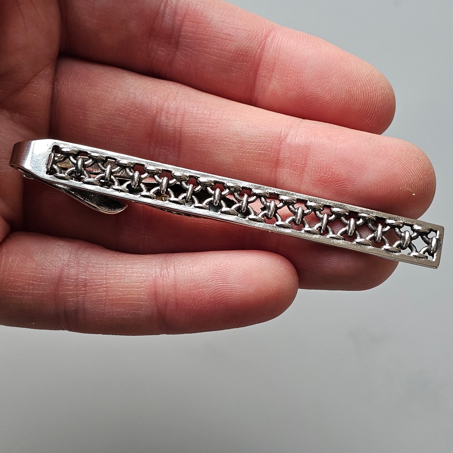 1970s 1960s Modernist Brutalist Silver Tie Clips By Finnish Pentti Sarpaneva