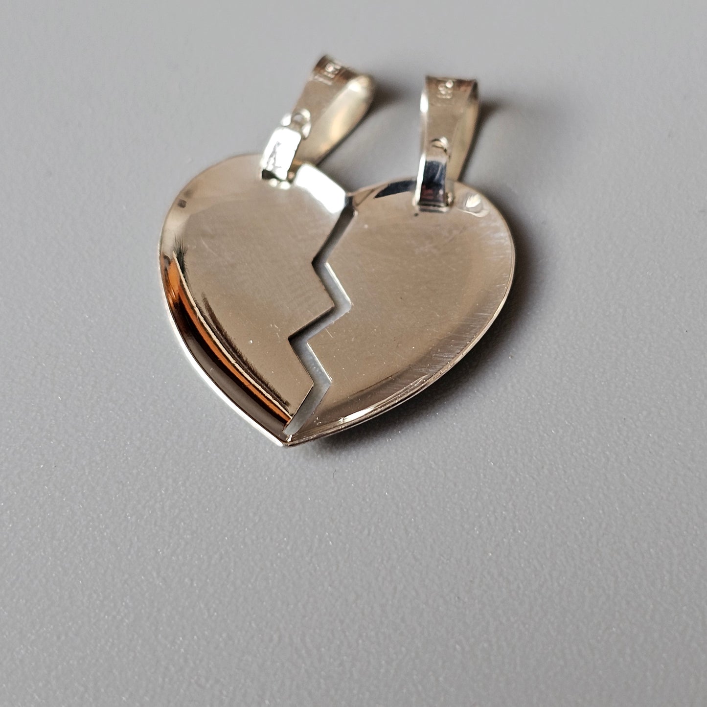 Finnish Sterling Silver Friendship Heart Necklace Pendant