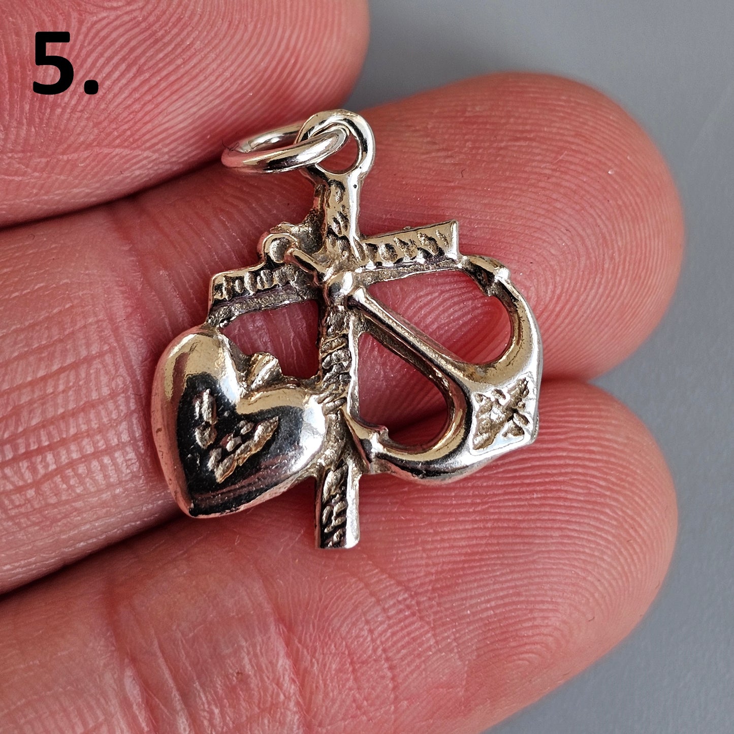 Vintage Finnish Silver Heart Necklace Pendant Choose Design