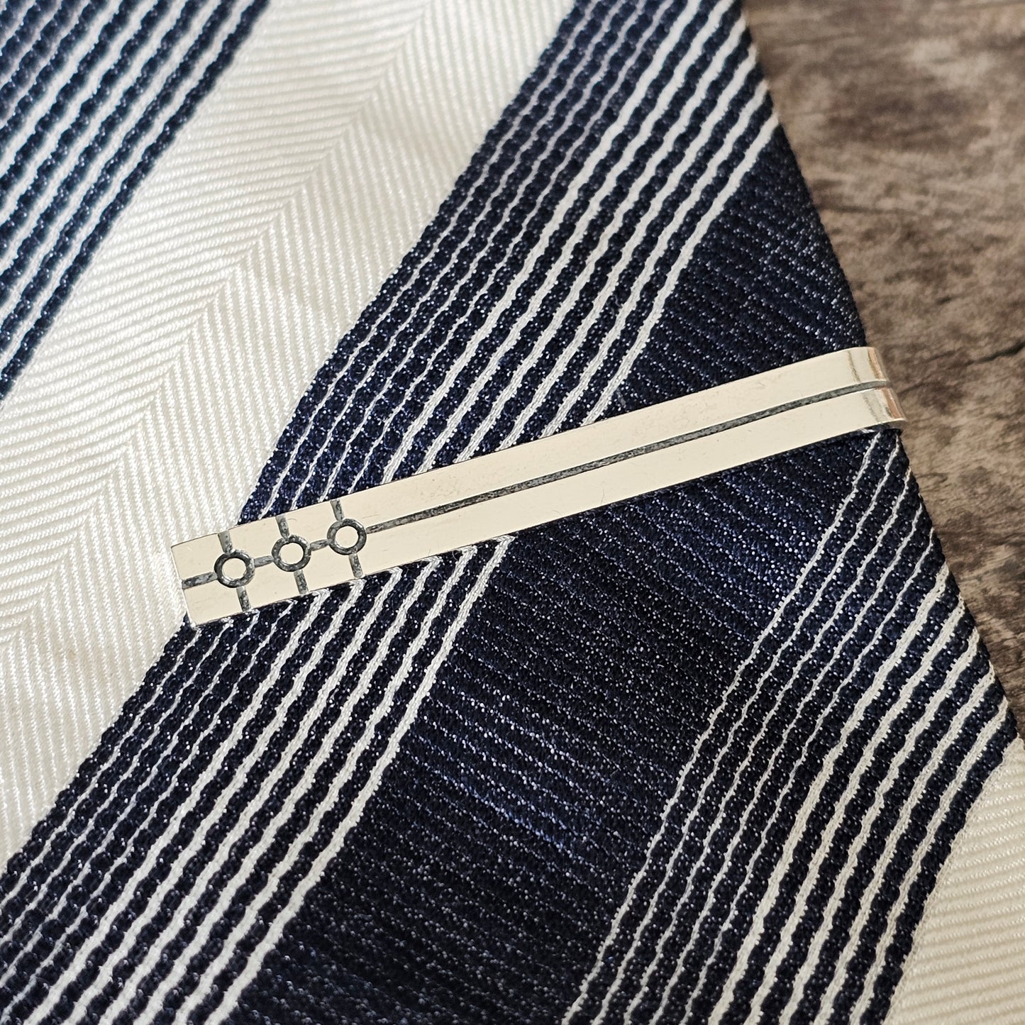 1960s Finnish Modernist Silver Tie Clip by Kultaseppa Salovaara 1967