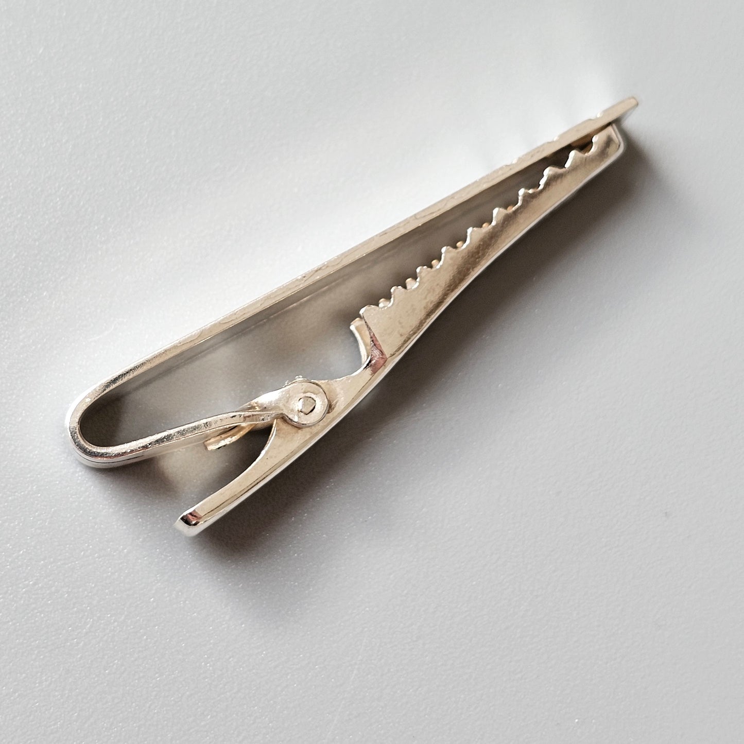 1960s Finnish Modernist Silver Tie Clip by Kultaseppa Salovaara 1967