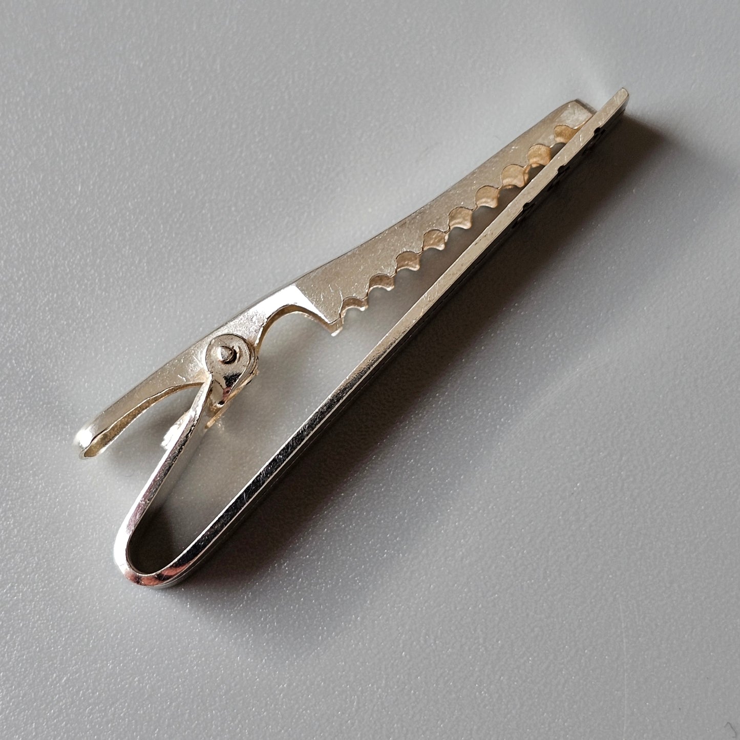 1960s Finnish Modernist Silver Tie Clip by Kultaseppa Salovaara 1967