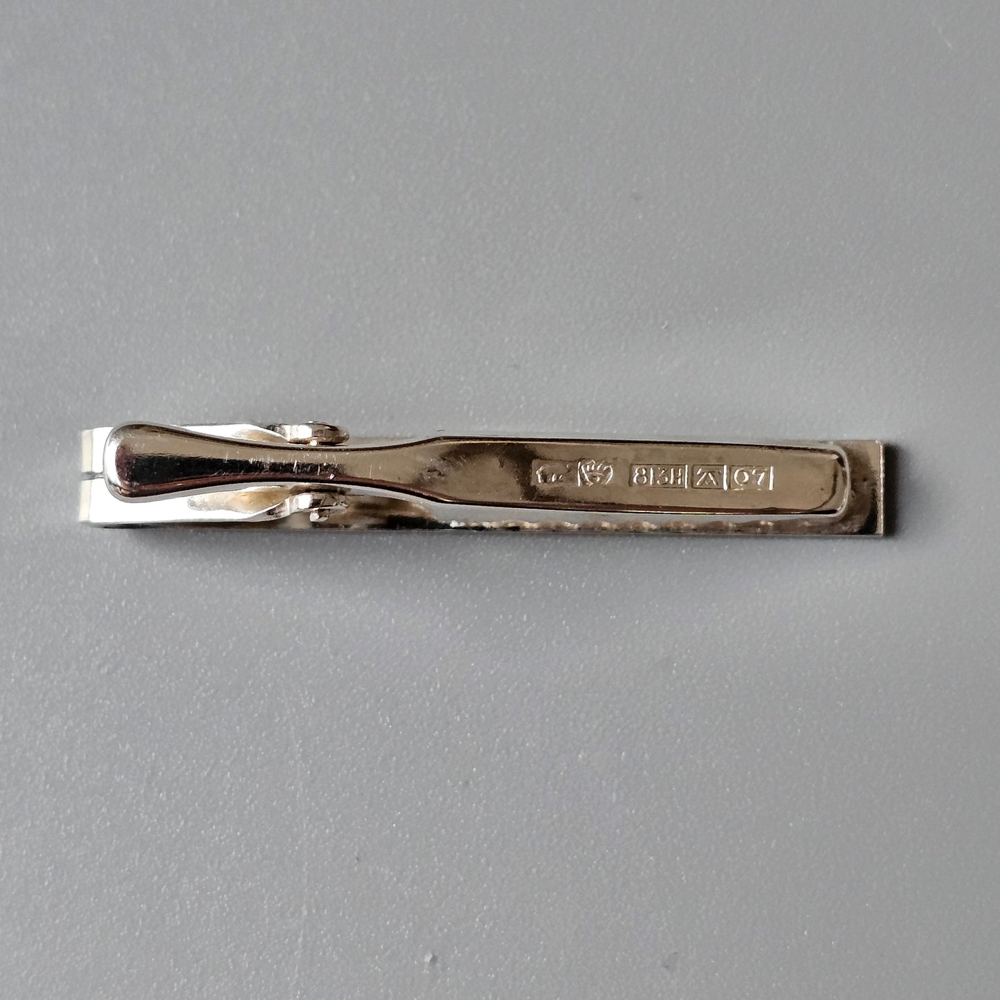 1960s Finnish Modernist Silver Tie Clip by Kultaseppa Salovaara 1967