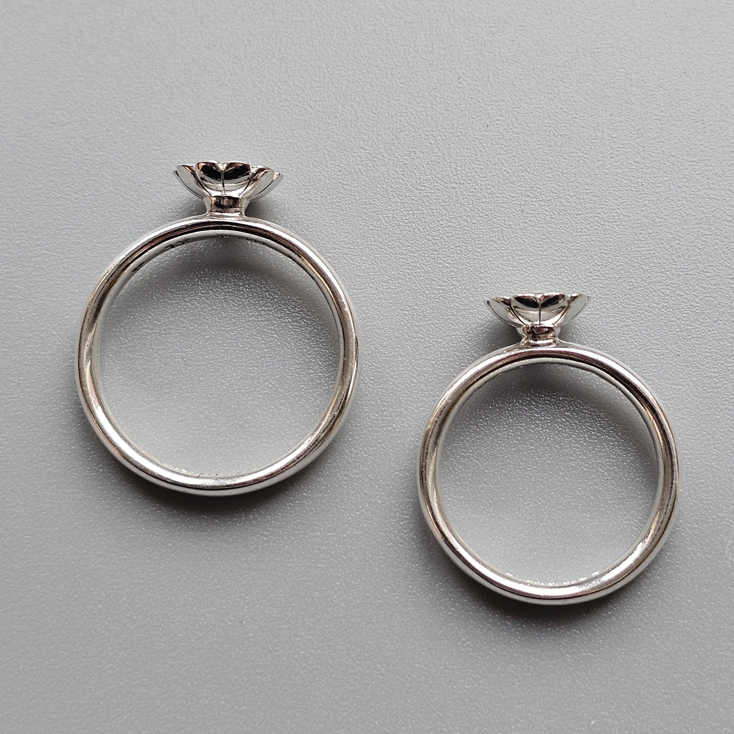 Danish Sterling Silver Yellow Enamel Daisy Flower Stacking Ring by Spinning – HHN - Hans Henrik Nygaard