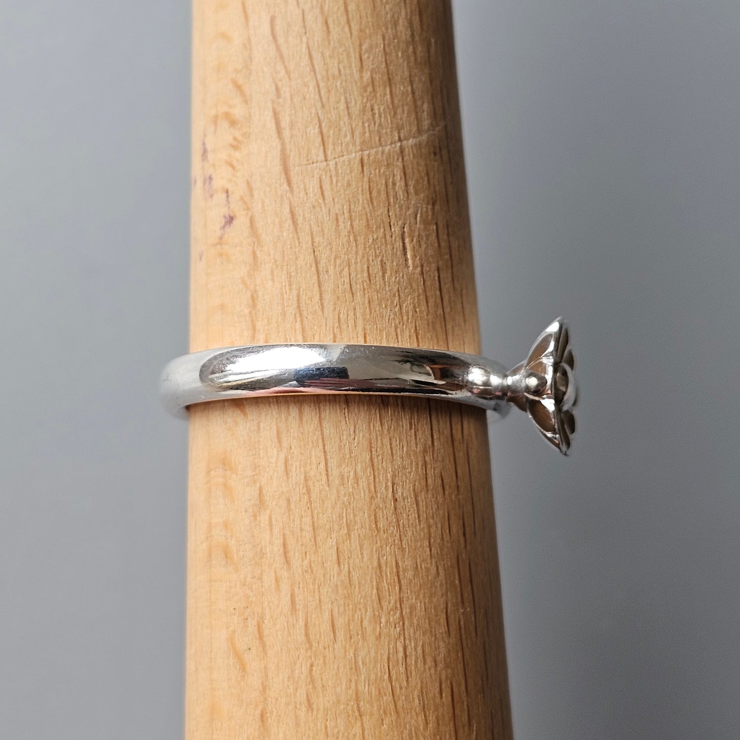 Spinning Danish 925 Sterling Silver Yellow Enamel Daisy Flower Stacking Ring Hans Henrik Nygaard