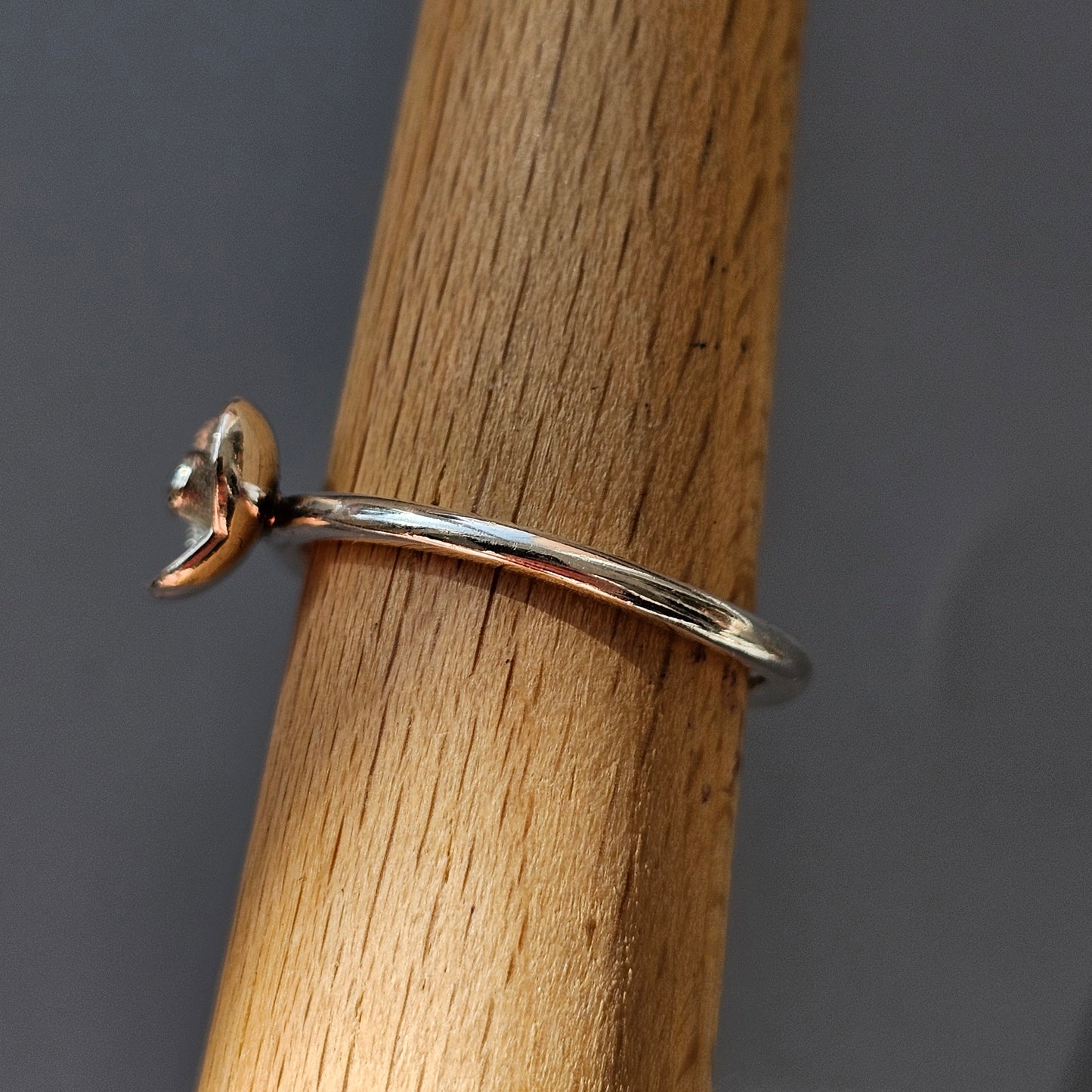 Spinning Danish 925 Sterling Silver Flower Stacking Ring SPJ Hans Henrik Nygaard