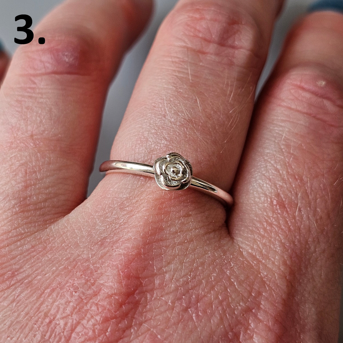 Hans Henrik Nygaard Spinning Danish 925 Sterling Silver Stacking Ring Choose Design