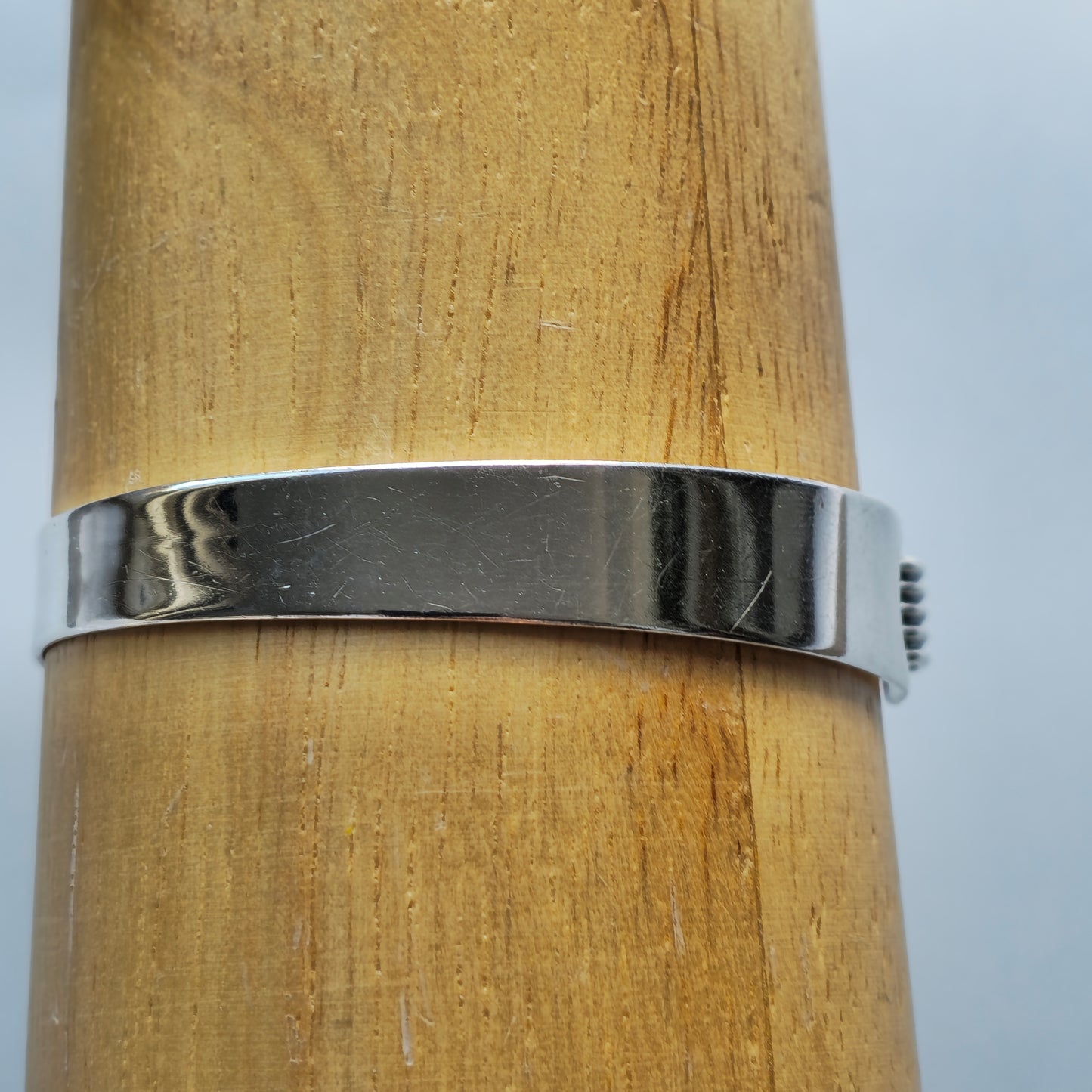 1960s Modernist Finnish Silver Bracelet Bangle by Erik Granit & Co 1966