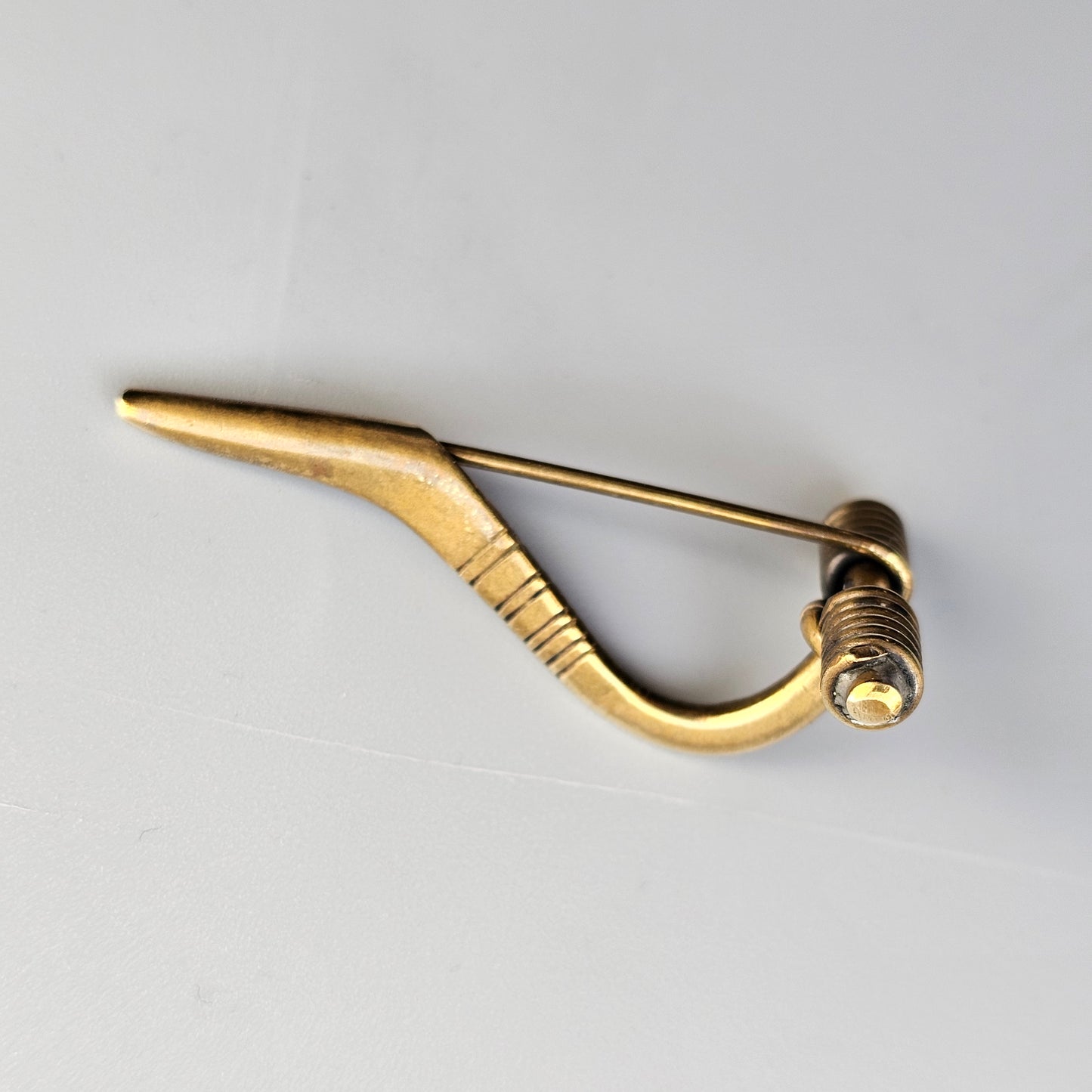 Finnish 5th Century Style Fibula Bronze Brooch by Kalevala Koru