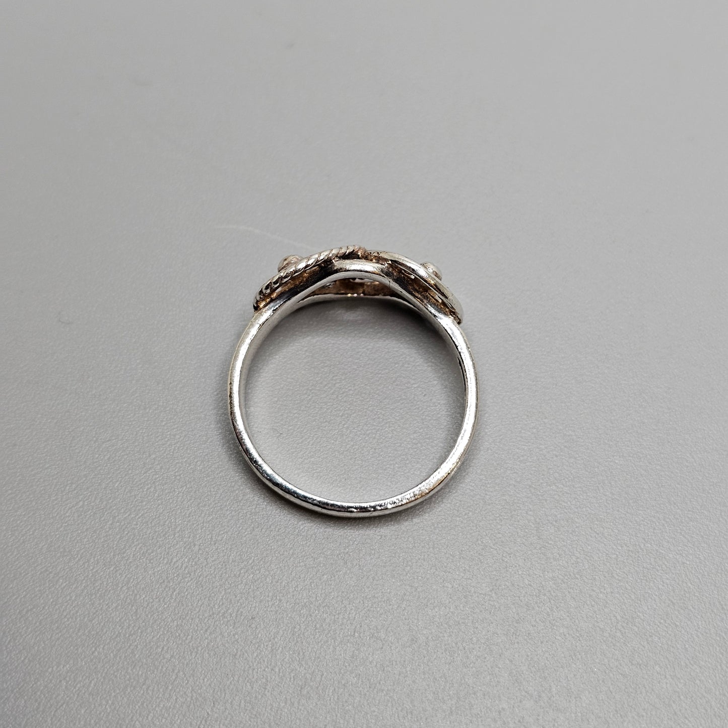 Vintage Finnish Medieval / Viking Style Sterling Silver Ring - UK Ring Size Q - US Ring Size 8