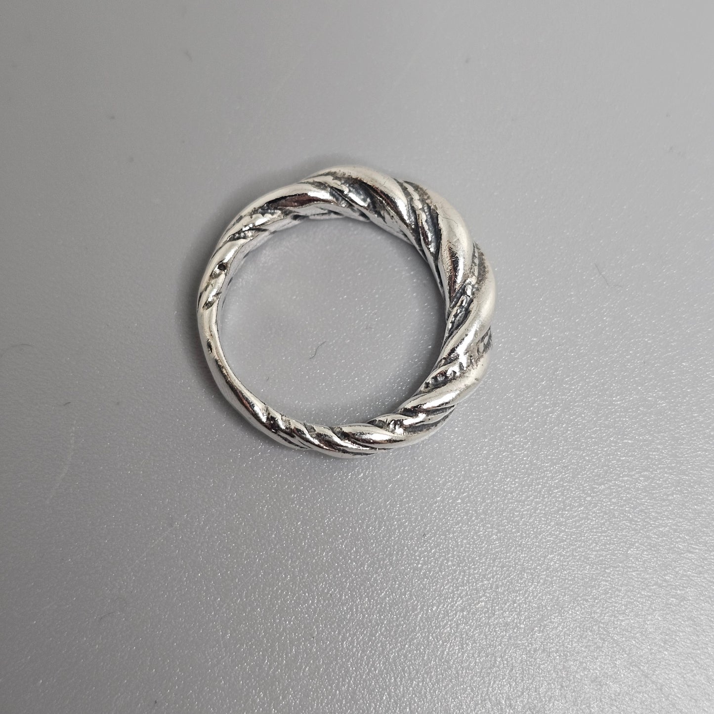 Danish Viking Style Sterling Silver Ring — Kopi Museum Replica - UK Ring Size I 1/2 - US Ring Size 4.5