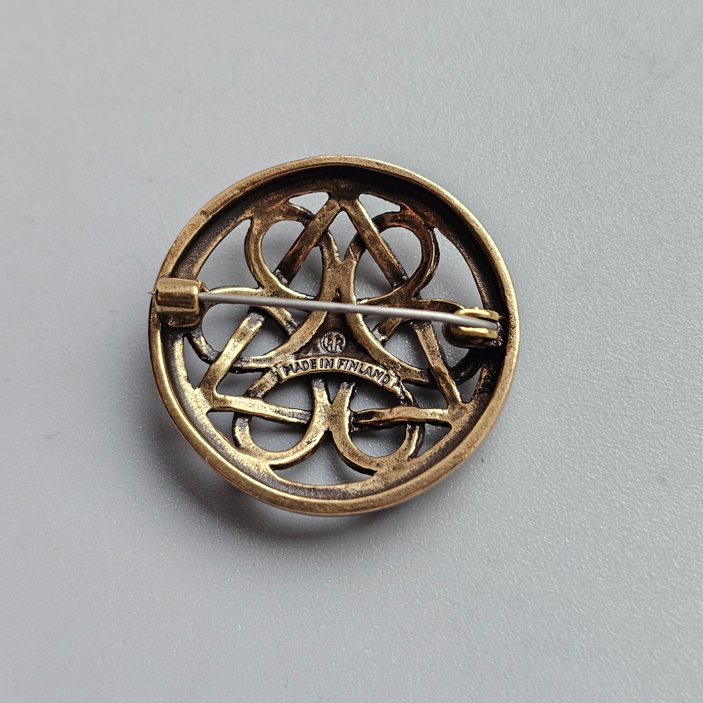 Vintage Kalevala Koru 19th Century Style 'Helsinki' Bronze Brooch