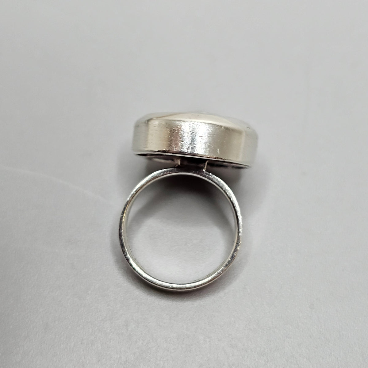 1960s Modernist Finnish Silver Moon Ring by Erik Granit & Co - UK Ring Size K - US Ring Size 5.25 - 1966