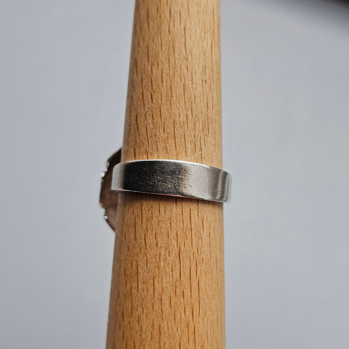1970s Finnish Modernist Brutalist Sterling Silver Flower Ring by Pentti Lehtisalo - UK Ring Size O 1/2 - US Ring Size 7.25 - 1970