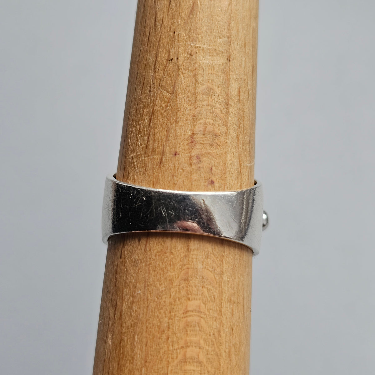 1960s Finnish Modernist Sterling Silver Ring by Erik Granit & Co - UK Ring Size P - US Ring Size 7.75 - 1966