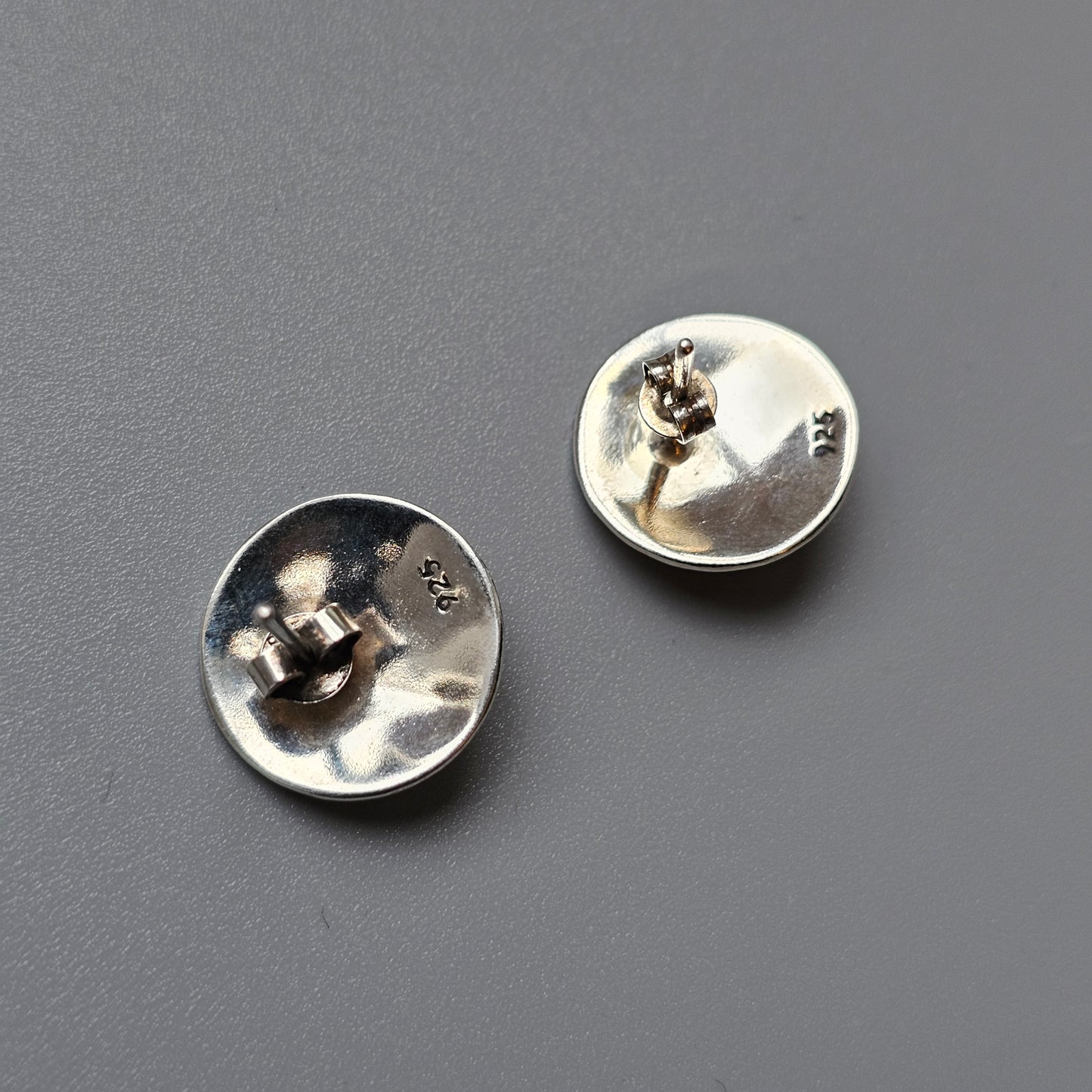 Nordic Style Snowflake Sterling Silver Stud Earrings