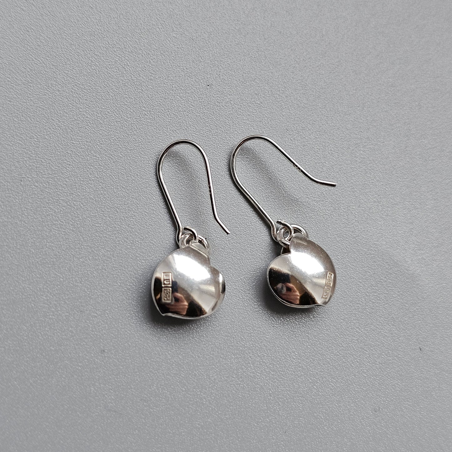 Contemporary Finnish Sterling Silver Earrings “Hug” by Lumoava / Heikki Hartikainen