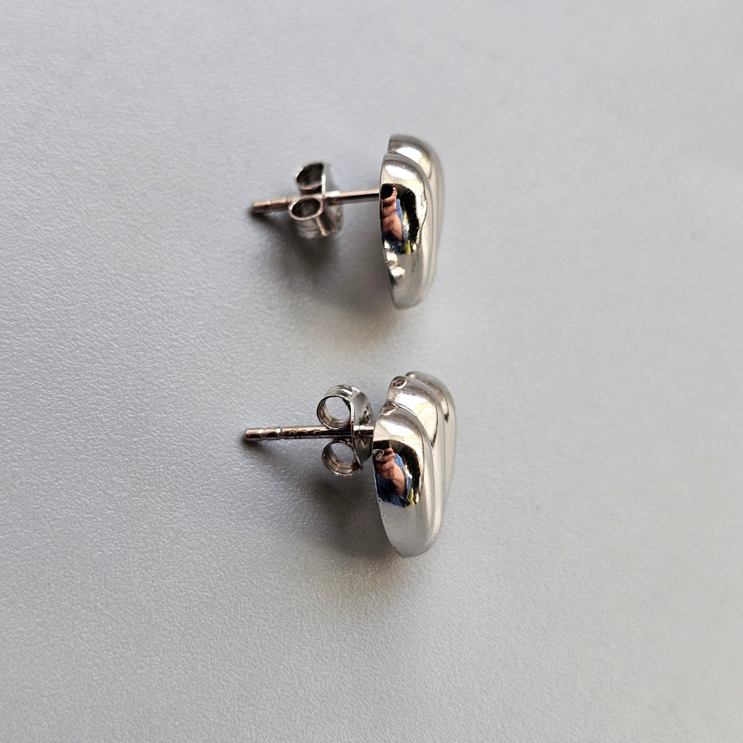 Risto Matti Ratia Love, Hope & Faith Finnish Sterling Silver Stud Earrings