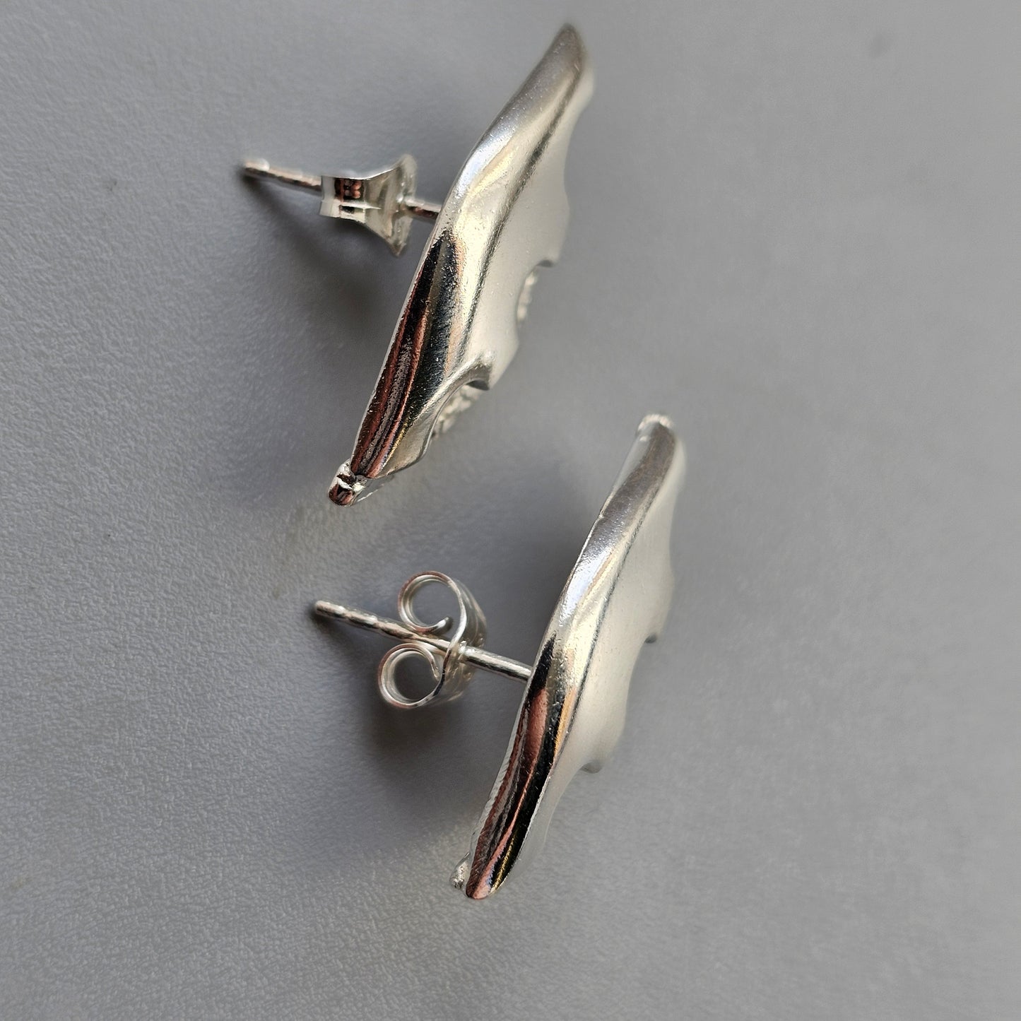 Contemporary Finnish Sterling Silver Studs by Tammen Koru