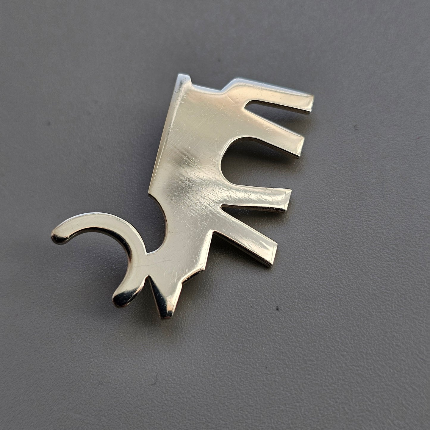 Vintage Sterling Silver Aarikka Reindeer Poro Brooch