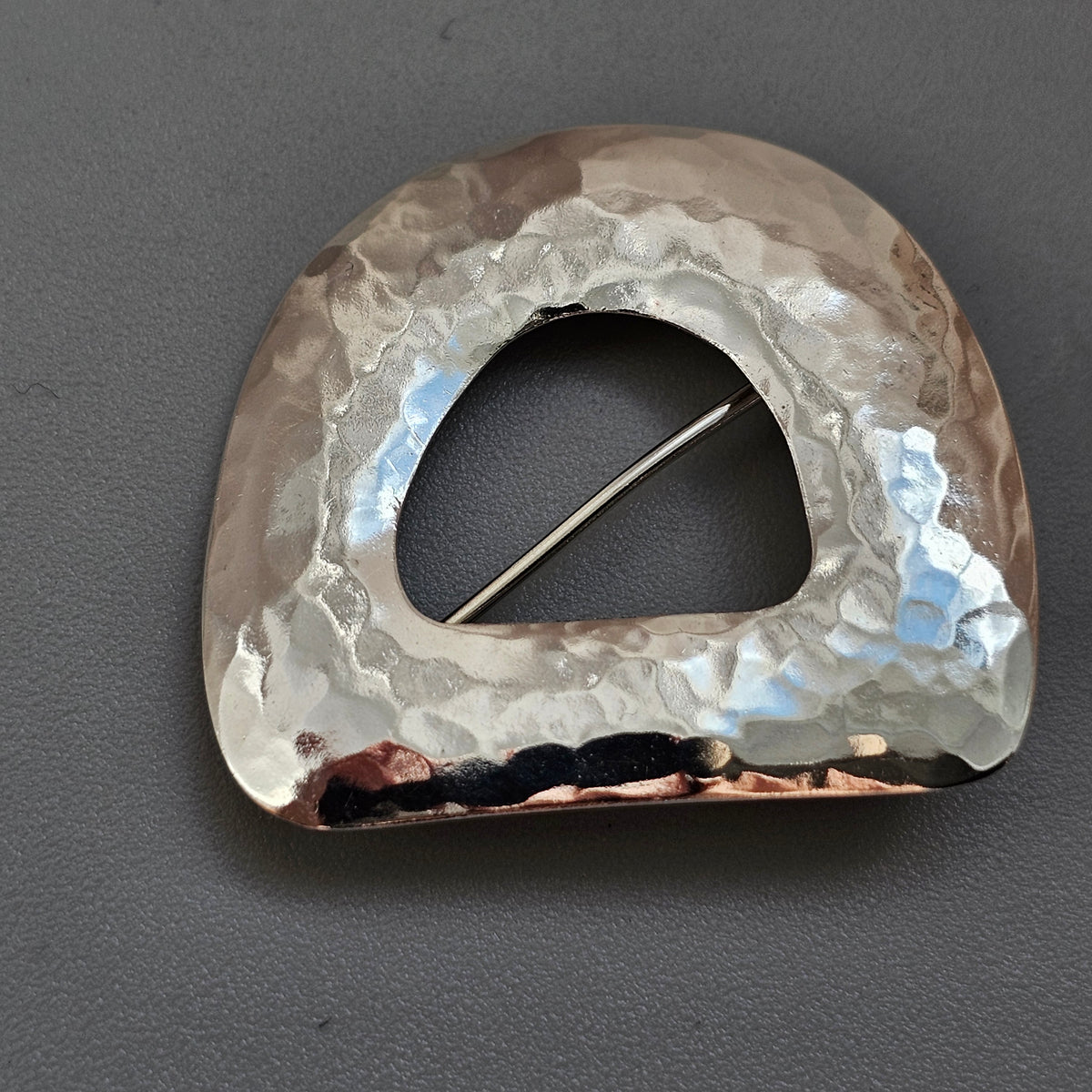 Vintage 90s Ann-Mari Norman Finnish Sterling Silver Modernist Brooch 1995