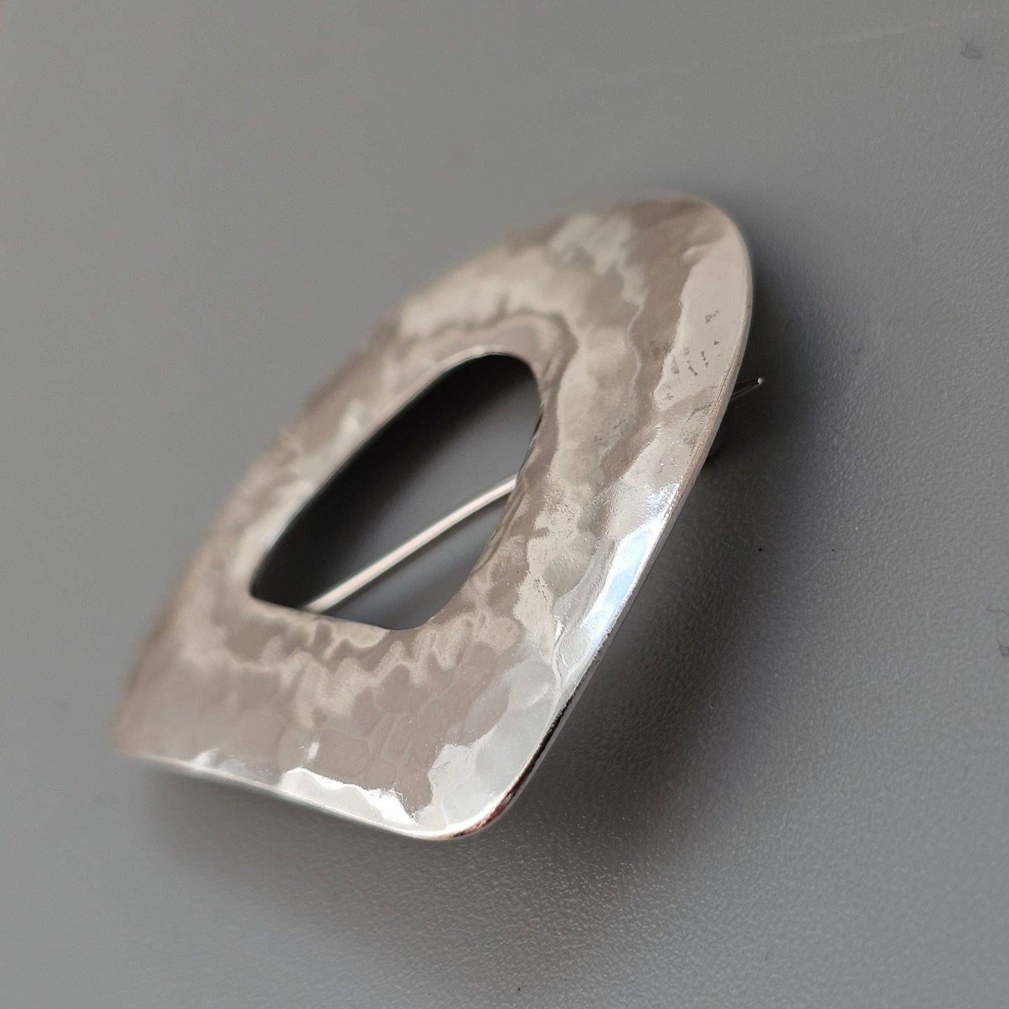 Vintage 1995 Ann-Mari Norman Finnish Sterling Silver Modernist Brooch