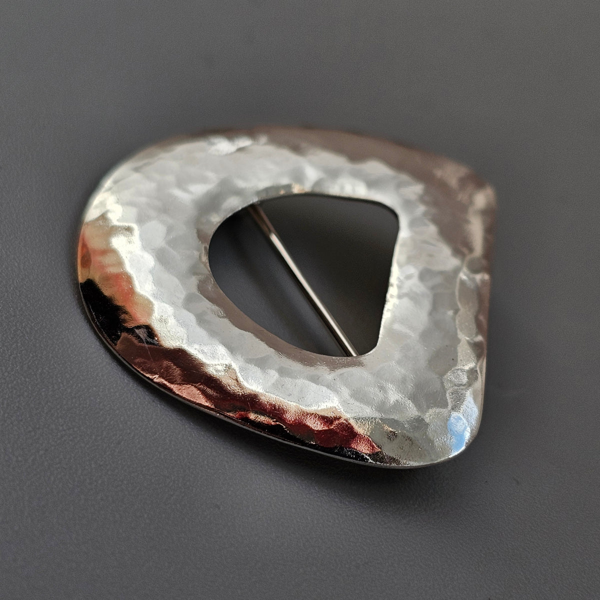Vintage 90s Ann-Mari Norman Finnish Sterling Silver Modernist Brooch 1995
