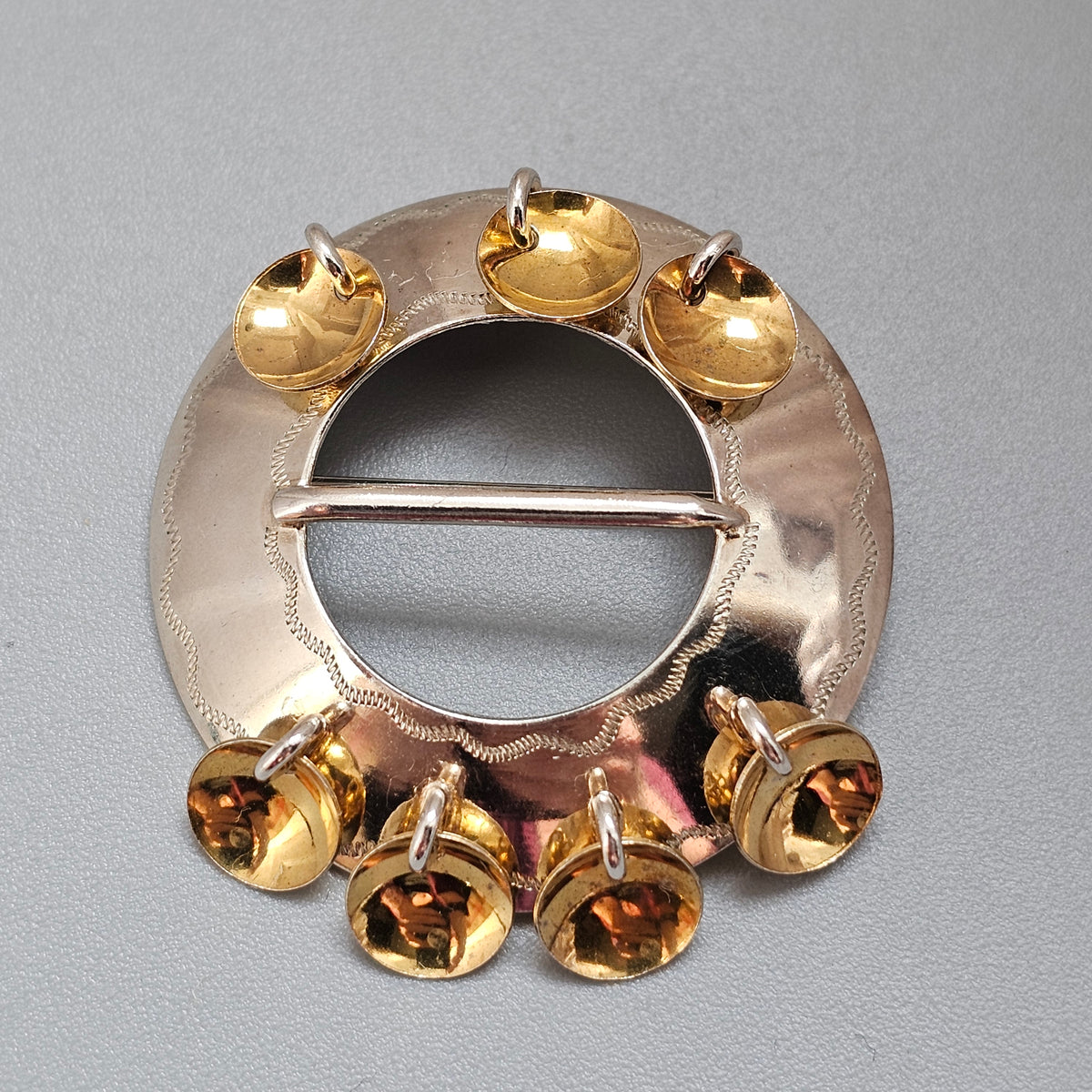 Vintage 1960s Silver Finnish Solju Risku Brooch by Auran Kultaseppa 1968