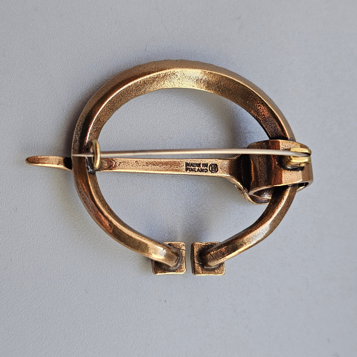 Vintage Kalevala Koru Bronze Penannular Style Brooch Finland