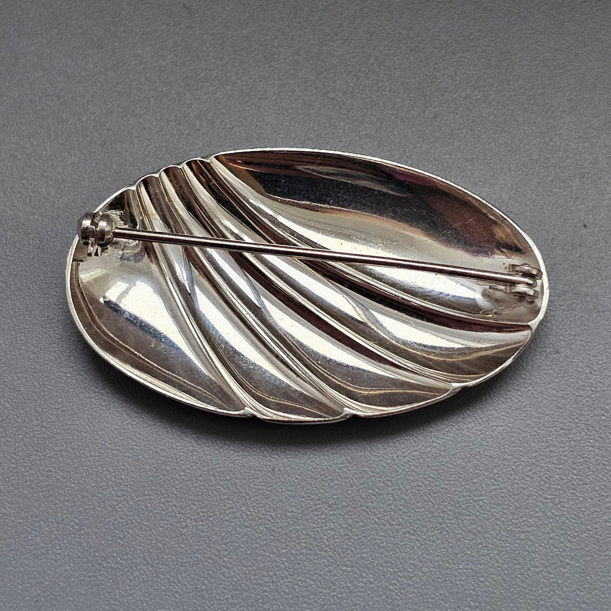 Vintage Finnish Sterling Silver Modernist Brooch