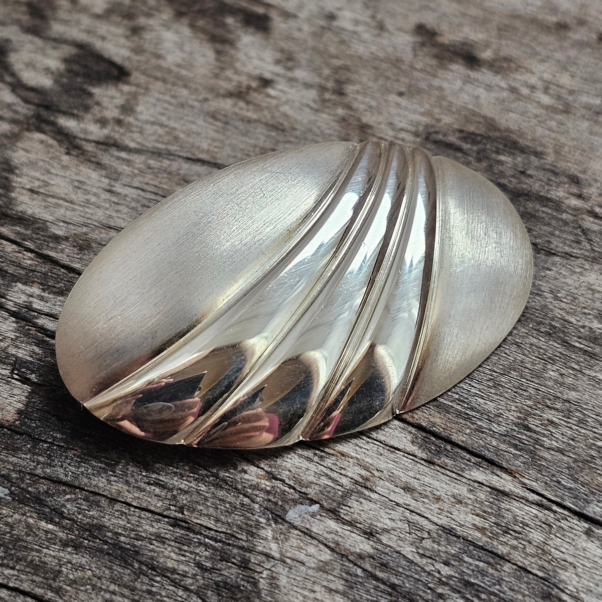 Vintage Finnish Sterling Silver Modernist Brooch