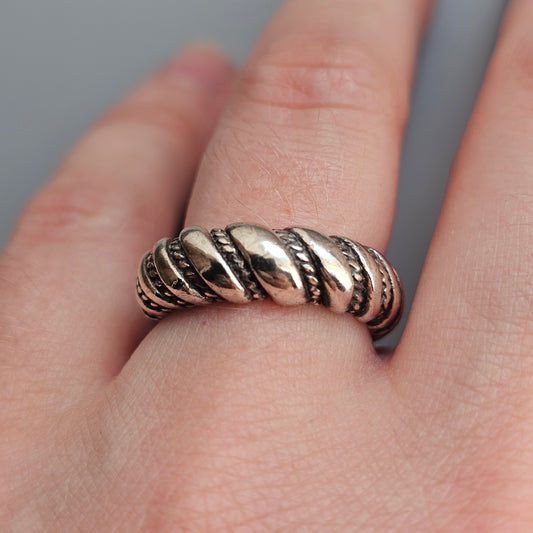 Vintage Juhls Kautokeino Sterling Silver Ring Norwegian Viking Style