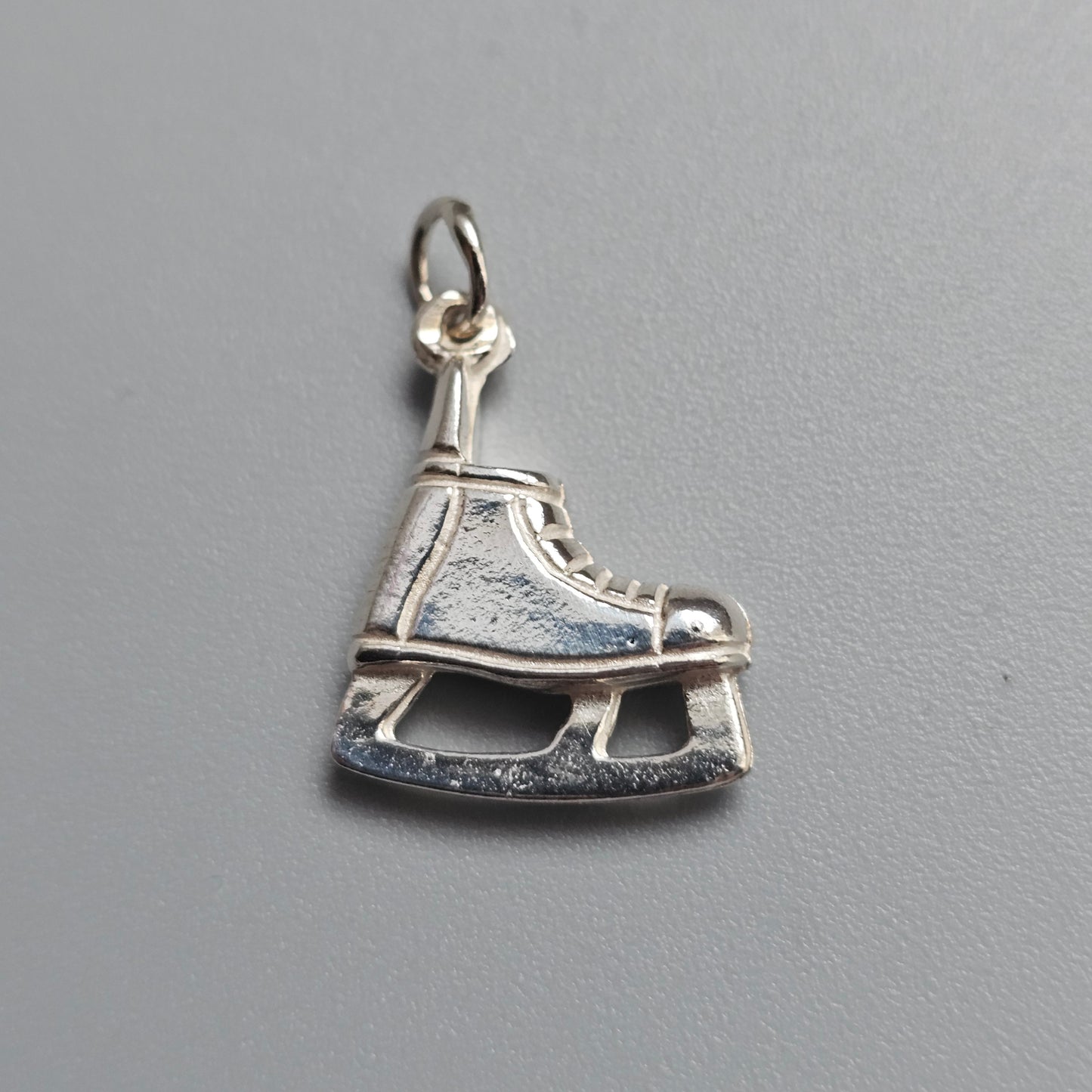 Vintage Finnish 830 Silver Ice Hockey Skate Pendant
