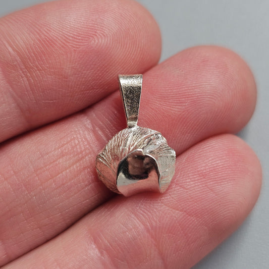 Small Finnish Sirokoru Sterling Silver Modernist Pendant