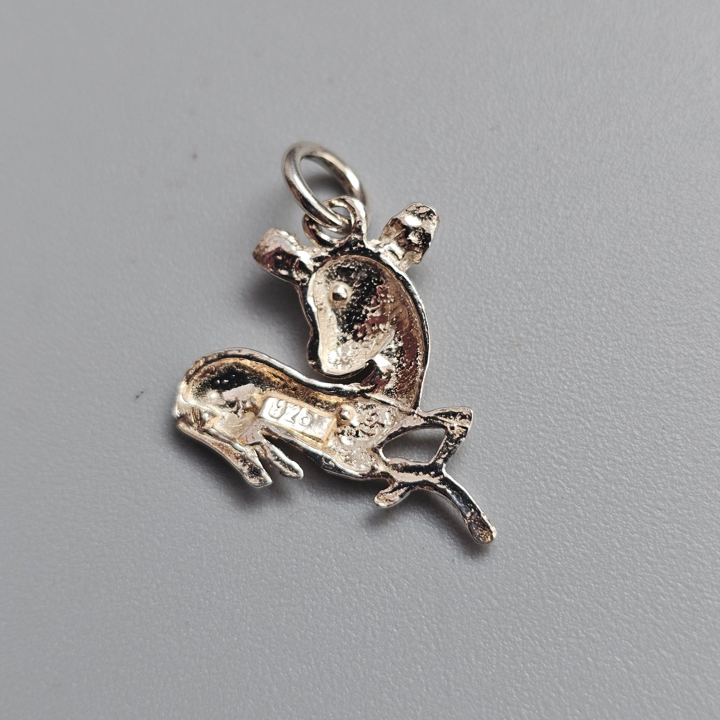 Vintage Sterling Silver Deer Charm Fawn Animal Pendant