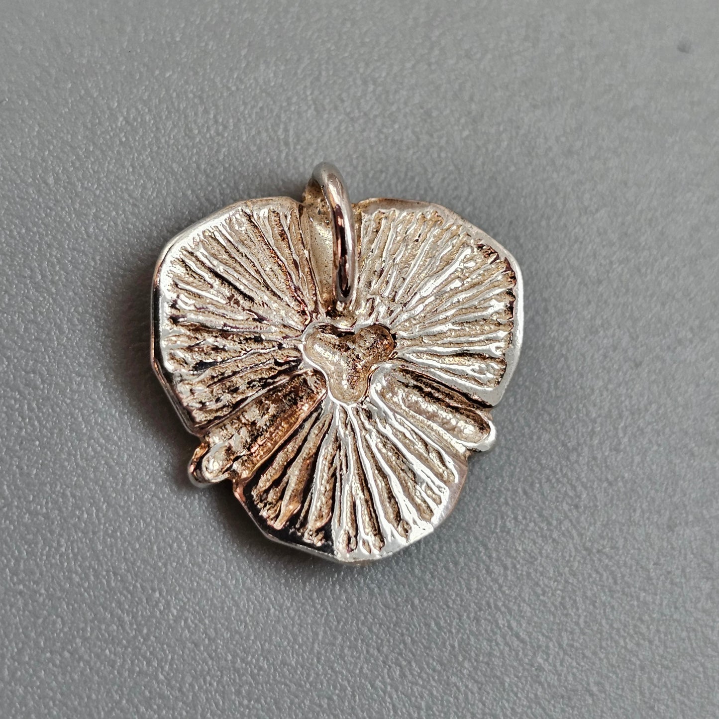 Vintage Finnish Sterling Silver Flower Pendant